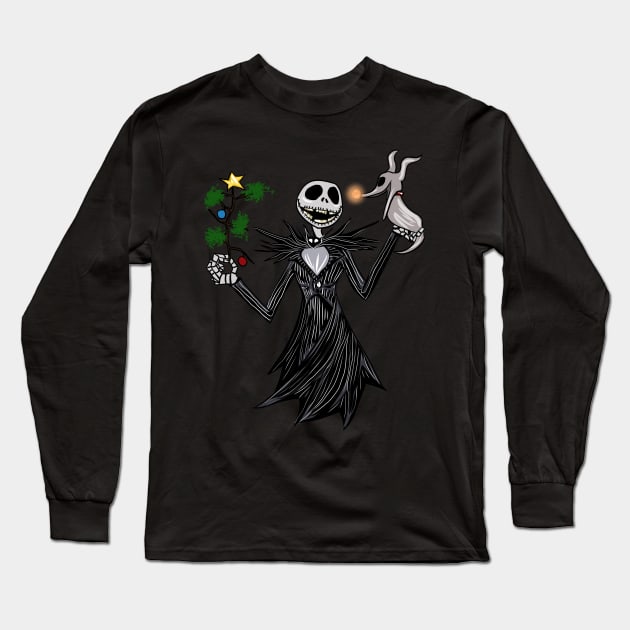 The Nightmare Before Christmas Long Sleeve T-Shirt by OCDVampire